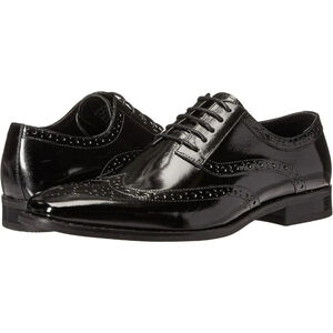 Men's Stacy Adams 11.5 Black Tinsley Wingtip Oxford Dress Shoe